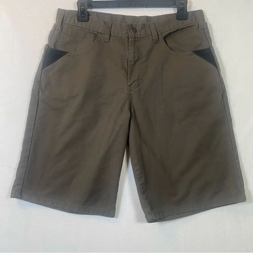 Dickies Green Utility Shorts 30" Waist